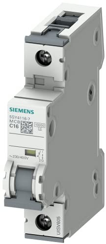 Siemens 5SY41167 Leitungsschutzschalter 10kA C16 1P in 1TE 230/400V, MCB, Sicherungsautomat