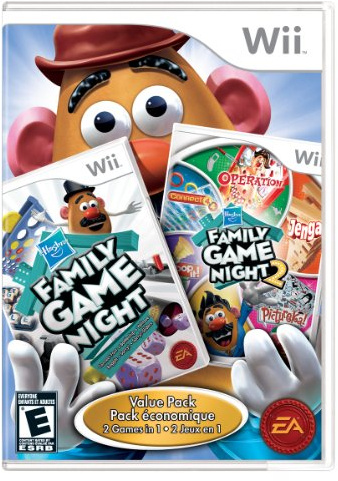 Hasbro Family Game Night 1 & 2 Bundle / Game