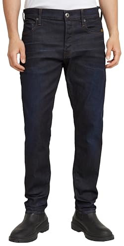 G-STAR Jeans 3301 Regular Tapered para Hombre, Azul (dk Aged 51003-7209-89), 36W / 32L