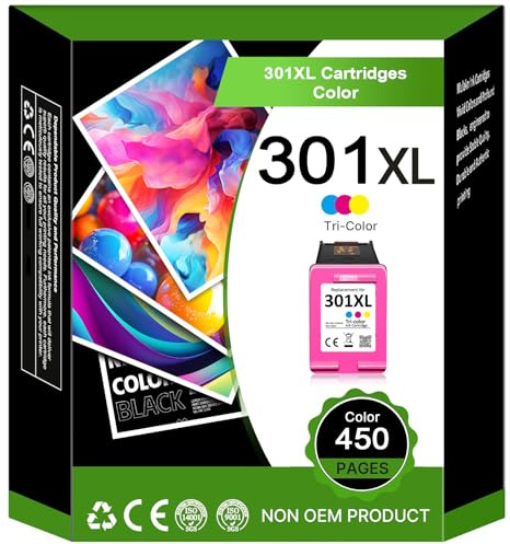 301XL Druckerpatronen Farbe-für HP 301XL Farbe mit hoher Reichweite-301 Farbe XL für HP DeskJet 2540 2050 2510 1050 1510 3050 1000 1010,für Envy 4500 4504 5320 5530,OfficeJet 2620 2622 4630