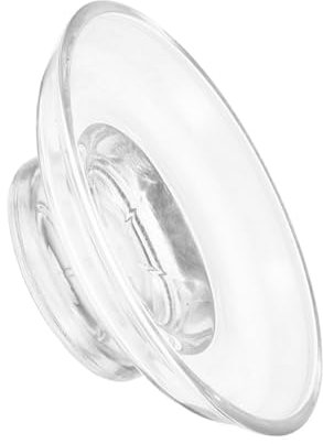 Cabilock Jabonera Redonda De Vidrio Transparente Jabonera De Baño Diseño Esmerilado