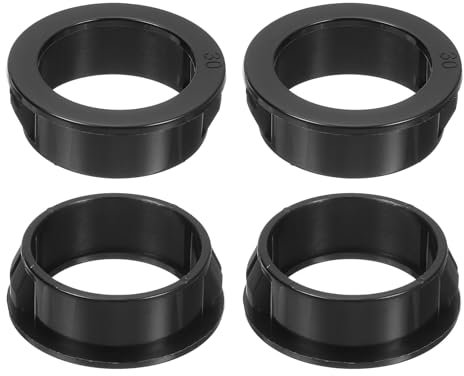 sourcing map Lot de 12 œillets ronds en nylon à clipser pour câble, diamètre de montage de 4,5 cm, œillets de trou de câble en plastique pour câblage