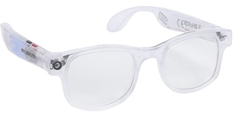 Annadue AI Smart Glasses, 8MP 1200P HD Videoaufzeichnungs-Übersetzungsbrille für Reisegeschäftsstudien, Unterstützt Fotoerkennung, Echtzeitübersetzung, Sprachsteuerung