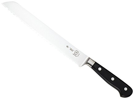 Mercer Culinary 9-Inch Bread Knife-Wavy Edge, Stainless Steel, 38x10x3 cm, White