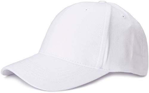 styleBREAKER Unisex Baseball Cap Vintage Baumwolle, Weiß