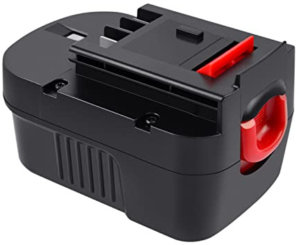 iPrize Batterie de rechange NI-MH 14,4 V 4800 mAh pour Black+Decker A14 A144 A144EX A14F B-8316 BD1444L BPT1048 HPB14 499936-34 499936-35 pour Firestorm FS140BX B14