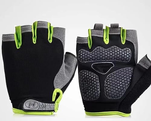 Buer Homie Fitness Handschuhe Herren Damen, Atmungsaktive, für Gym, Sport, Größe M