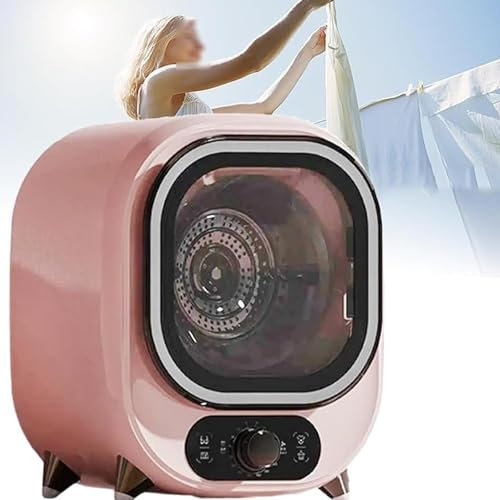 Secadora, Secadora Pequeña, Secadora De Condensador Portátil, Secadora con Ventilación De Secado 3D De 5 Kg, Secadora De Centrifugado Compacta Silenciosa De 35 Db, Sondas De Contro