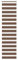 vidaXL Zebrarollo Braun 65x200 cm Stoffbreite 60,9 cm Polyester, Zebra-Rollo, Doppelrollo, Zebra-Jalousie für Fenster, Doppelrollo, Zebra-Rollo