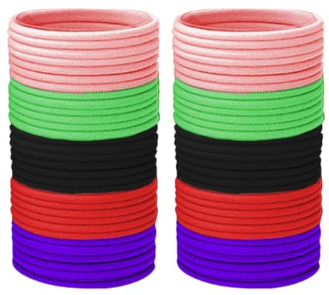 CATZUM 40 Pezzi Set Elastici per Capelli Anti-Pidocchi con Pettine per Pidocchi, Contiene Oli Essenziali, Accessori per Capelli Quotidiani (Colorati)