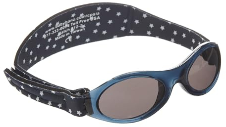 KidzBanz® Unisex - Baby Sonnenbrille KB031, Gr. one size (2-5 Jahre), Blau (Navy Star)