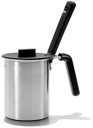 OXO Good Grips Grilling Tools, Basting Pot and Brush, Black