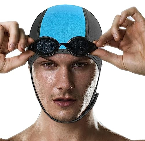 Shareed Swimming Caps for Women | Adjustable 2.5mm Neoprene Surfing Beanie Hat | Winter Cold-proof Wetsuits Swim Hood, Professional Stretchable Adult Swim Hat for Water Sports