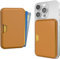Smartish MagSafe Wallet - Side Hustle - Vegan Leather Slim Detachable Magnetic Card Holder Qi2 Certified iPhone MagSafe Wallet for Apple iPhone 16/15/14/13/12 Models - Teddy Bear Brown