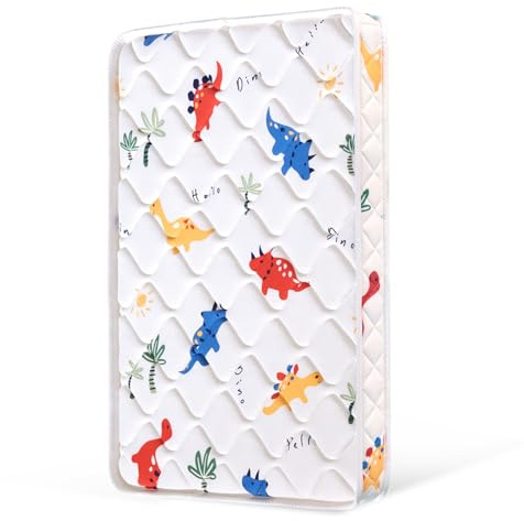 Mini Crib Mattress 38 x 24 x 4- Firm Support and Comfort Premium Foam,Noiseless and Odorless,Hypoallergenic Mini Crib Mattress,Fits Mini and Portable Cribs,Dual Sided with Soft Breathable Fabric