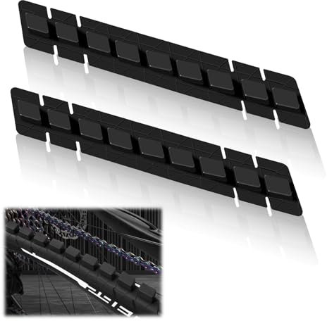 QUTHZZHY Fahrrad Kettenstrebenschutz 2 Stück, Kettenstrebenschutz MTB, Silikon Fahrrad Rahmenschutz, Kettenschutz Sicherer Schutz vor Kratzer, für die Meisten Fahrräder