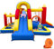 Ballsea Castillo Hinchable con soplador – Paraíso Infantil Indoor XXL con tobogán, Red de Seguridad, Certificado EN71, para 3 – 8 años