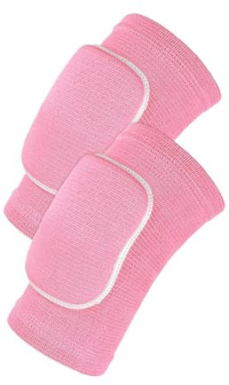 2 Stück Knieschoner,Volleyball,Kinder,Knieschützer,Tanzen,Verdickter Schwamm,Jungen Weich,Handball,Hallensport,Sport Kniebandage Jugend Mädchen,Tanz,Kollision Weiches Verdickung,Elastische Weiche(S)