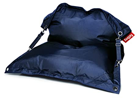 Fatboy Buggle-up Sitzsack Dunkelblau - Anpassbare Einzel und Doppel Sitzecke - Perfekte Loungesessel für Drinnen und Draußen - 185 x137cm
