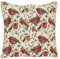 Signare Tapisserie Kissenbezug 45x45, Kissen 45x45 Kutdoor Kissen, Sofakissen, Deko Kissen, Zierkissen mit Vogel Design (Robin) (CCOV-ROB)
