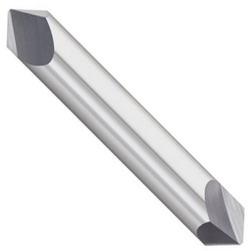 Kodiak Cutting Tools KCT253609 USA Made Solid Carbide Chamfer Mill, Double End, 100 Degree, 2 Flute, 1/4 Diameter, 1/4 Shank, 2-1/2 Overall Length