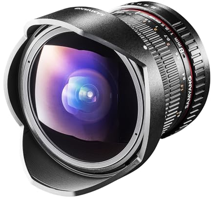 SAMYANG Objektiv Fisheye II DSLR Canon F 3.5 / 8 mm Fokussierlinse, schwarz 7616