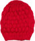 styleBREAKER Damen Strick Beanie Mütze mit Bubblemuster, Einfarbige Winter, Raspberry Pattern Strickmütze 04024193, Farbe:Rot
