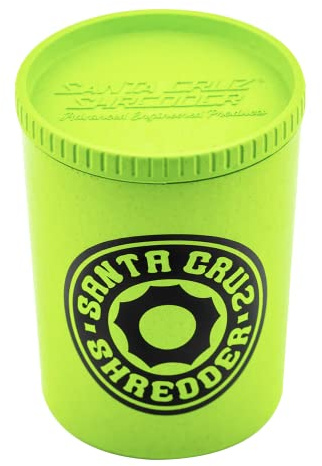 Santa Cruz Jar For Herbs & Spices Storage, 0.5 Oz UV-Protected Airtight Sealable Container, Ultra-light & Sturdy Smell Proof Jar, Keeps Your Herbs Fresh.