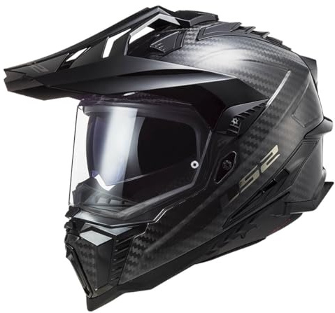 LS2, Casco da motocross EXPLORER 06 Gloss Carbon, M