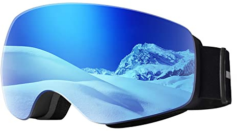 EasYoung Kids Snow Ski Goggles, Snowboard Goggles for Children, Youth, Boys & Girls 4-15