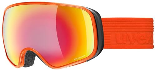 uvex scribble FM - Skibrille für Kinder - Filterkategorie 3 - beschlagfrei - schwarz dl-FM regenbogen-klar - one size