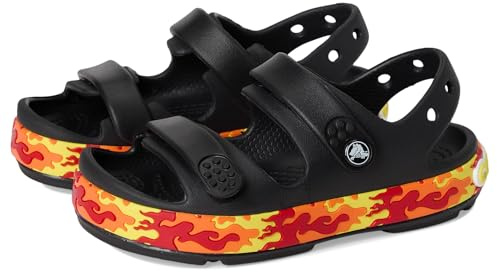Crocs Unisex per bambino, sandali Crocband Cruiser, Nero , 22 EU