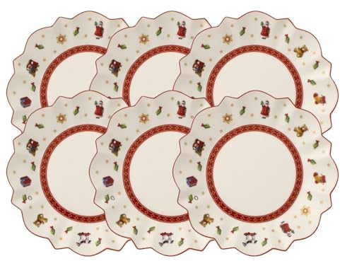 Villeroy & Boch Toy's Delight Brotteller Weiss 17 cm Set6