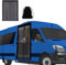 Moskitonetz Van mit Magnetismus, Van Insektennetz für Mercedes Vito, Volkswagen Transporter und Volkswagen California, Magnetic Closure für Insektenschutz Auto Wohnmobile, Wohnwagen (210 * 150cm)