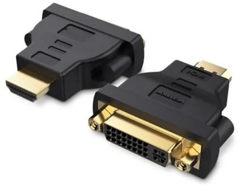 Watio Wave Adattatore - Adattatore HDMI a Dvi (24+5) di alta qualità, consente il collegamento di dispositivi con 1 porta, ideale per risoluzioni elevate. *