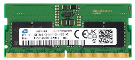 SIMPLETEK - Modulo RAM DDR5 SODIMM 8 GB 5600 MHz CL46 1,1 V non‑ECC, formato notebook