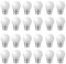 24 lampadine LED B22 2 W 200 Lumen, bianco caldo, infrangibili (equivalenti a 15 W) per esterni - Ergots rinforzati
