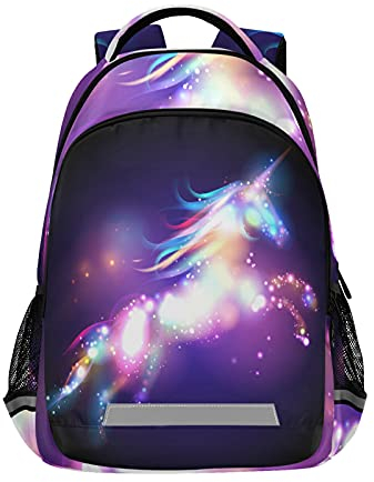 Star Magic Einhorn Rucksack für Schüler Jungen Mädchen Schultasche Reise Tagesrucksack Rucksack, Magisches Einhorn, Einheitsgröße