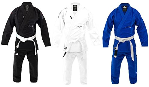Tatami Fightwear Elements Superlite BJJ Gi | Brasilianischer Jiu Jitsu Kimono für Herren inkl. Hose und weißem Gürtel – IBJJF-konform, getragen von Profis, entworfen