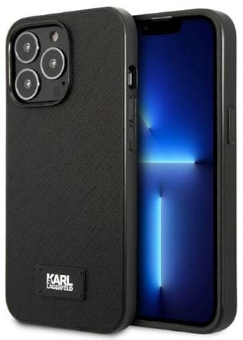 KARL LAGERFELD KLHCP13XSFMP2K Hard Case for iPhone 13 Pro Max 6.7 Inch Black