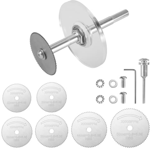 Cortador Tubos PVC Interior Kit, Cortatubos Interior para Tubos de PVC con 6 Hojas de Sierra Vástago Hexagonal y Guía de Calibre de Profundidad Ajustable Cortador de Tubos Internos