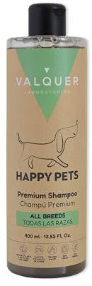 Valquer Premium Hundeshampoo mit Matcha-Tee, Hundeshampoo, Katzenshampoo, 400 ml, für alle Rassen