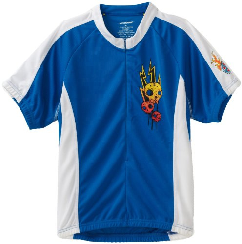 Kanu Bike Boy's Roadster Cycling Jersey (Blue, X-Small)