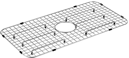 Moen GA719 Collection Stainless Steel Center Drain Bottom Grid Sink Accessory 29 X 16-Inch, Satin Stainless