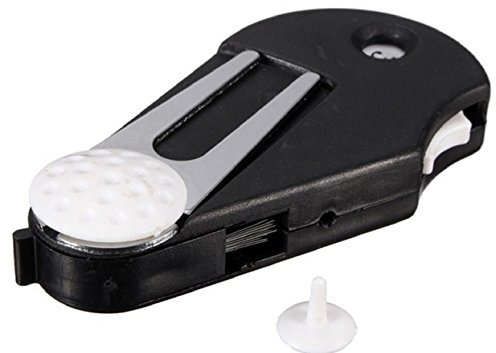 LL-Golf ® Golftool 5 in 1 mit Pitchgabel, Golfball Marker, Golfschläger + Schuh Bürste, Schlagzähler und Clip für den Gürtel oder Golfbag/Golf Tool