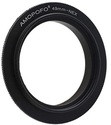 49mm Lens Macro Reverse Adapter Ring for Sony E-Series Camera, fits Sony NEX-3, NEX-5, NEX-5N, NEX-7, NEX-7N, NEX-C3, NEX-F3, Sony Camcorder NEX-VG10, VG20, FS-100, FS-700