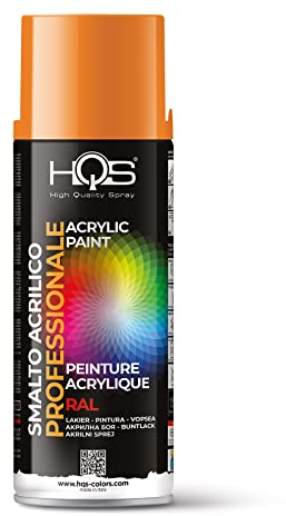 HQS Bombe de peinture acrylique, couleurs Ral (Ral 2003 - Orange pastel)