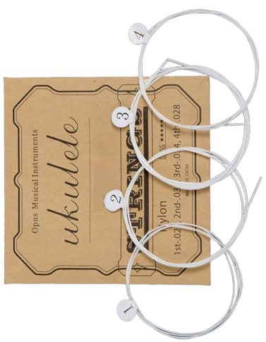 Ukulelensaiten-Set, 4 Stück/Set, Nylonsaiten, Ersatzzubehör für Ukulele, Nylonsaiten, Ersatzteil für Ukulele-Ersatzsaiten