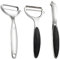 3 PCS Potato Peelers for Kitchen, Vegetable Peeler Julienne Slicer with Non-Slip Handle & Sharp Blade, Stainless Steel Y & I Shapes Swivel Peeler Peeling Tool for Fruit Carrot Eggplant Cucumber