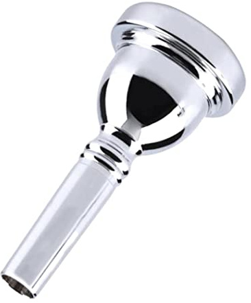 Boquilla de cobre plateado pulido para trombón barítono